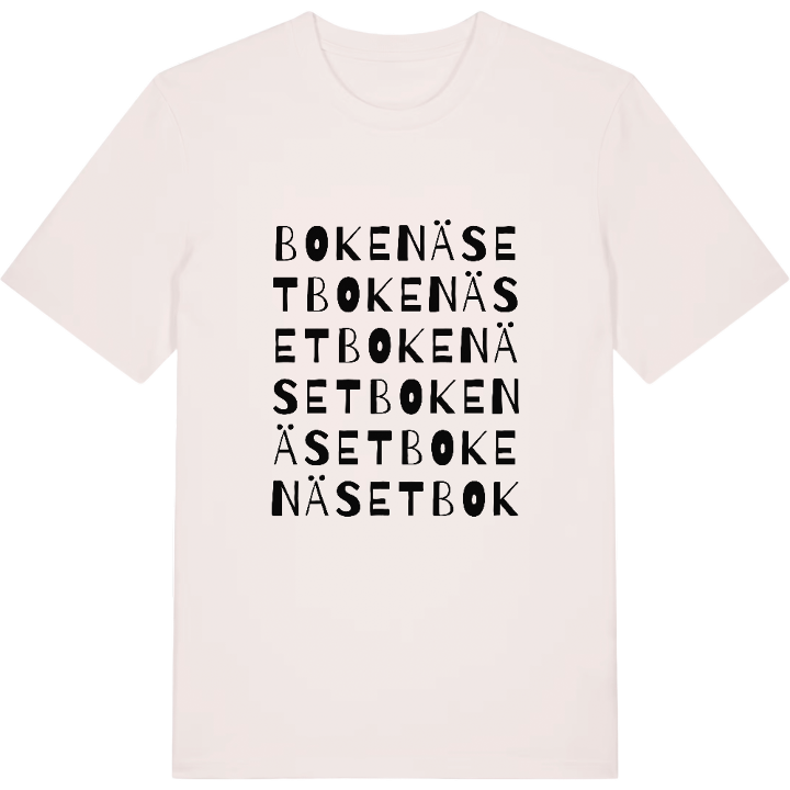 Bokenäset ordlek t-shirt – t-shirt från PinShirt