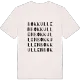Bokkullen ordlek t-shirt