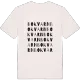 Bokvarn ordlek t-shirt