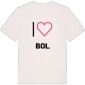 Jag älskar Bol t-shirt stort tryck