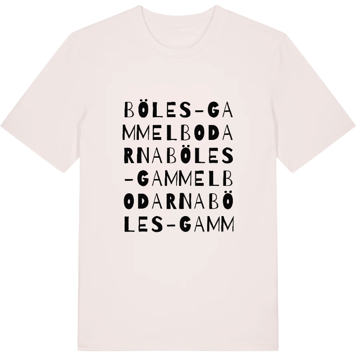 Böles-Gammelbodarna ordlek t-shirt – t-shirt från PinShirt