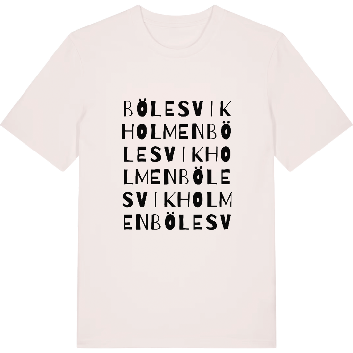 Bölesvikholmen ordlek t-shirt – t-shirt från PinShirt