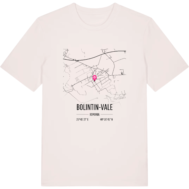Bolintin-Vale karta t-shirt – t-shirt från PinShirt