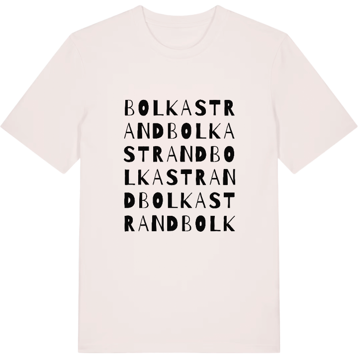 Bolkastrand ordlek t-shirt – t-shirt från PinShirt