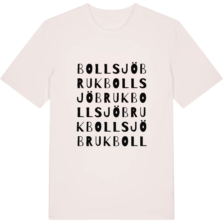 Bollsjö bruk ordlek t-shirt – t-shirt från PinShirt