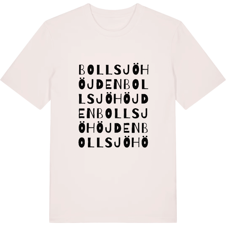 Bollsjöhöjden ordlek t-shirt – t-shirt från PinShirt