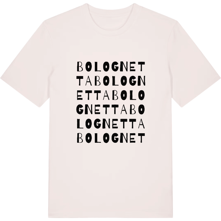 Bolognetta ordlek t-shirt – t-shirt från PinShirt
