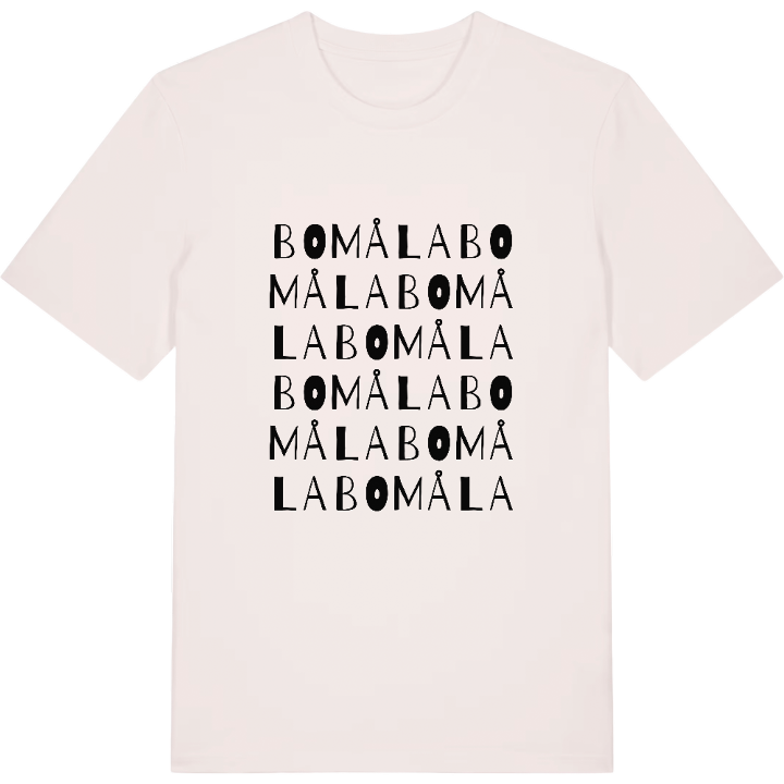 Bomåla ordlek t-shirt – t-shirt från PinShirt
