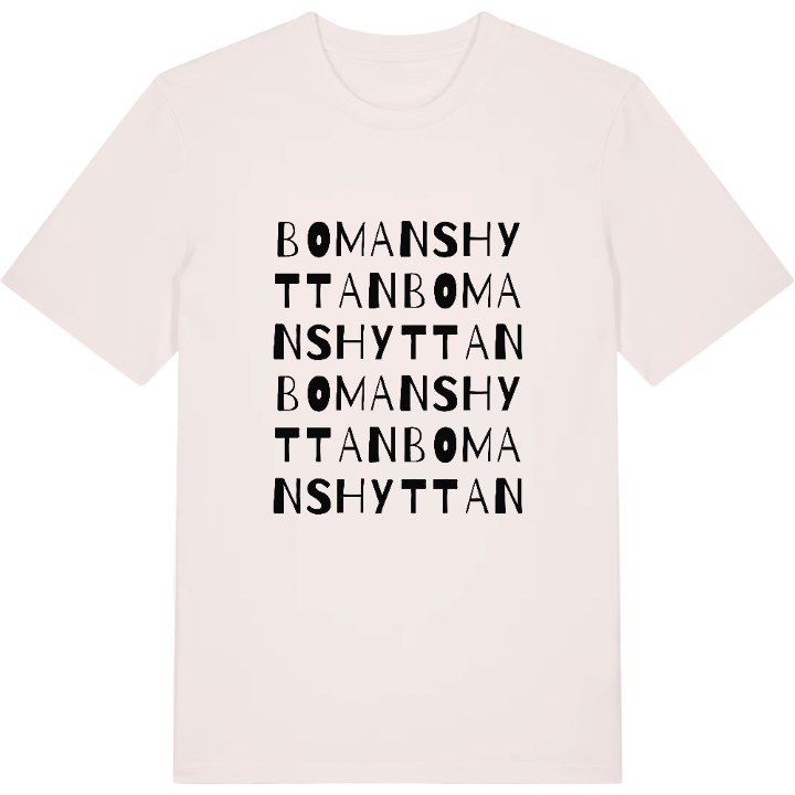 Bomanshyttan ordlek t-shirt – t-shirt från PinShirt
