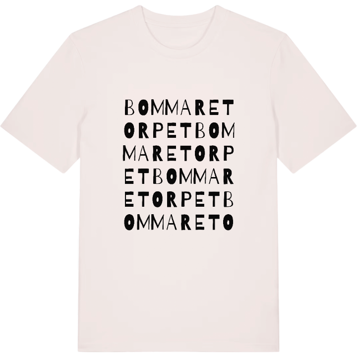 Bommaretorpet ordlek t-shirt – t-shirt från PinShirt