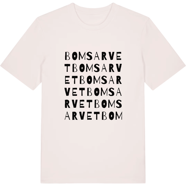 Bomsarvet ordlek t-shirt – t-shirt från PinShirt