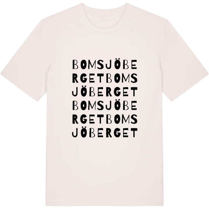 Bomsjöberget ordlek t-shirt – t-shirt från PinShirt