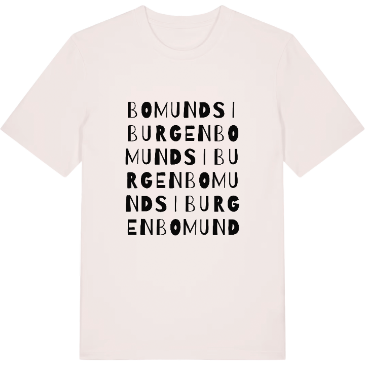 Bomunds i Burgen ordlek t-shirt – t-shirt från PinShirt
