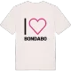 Jag älskar Bondabo t-shirt stort tryck