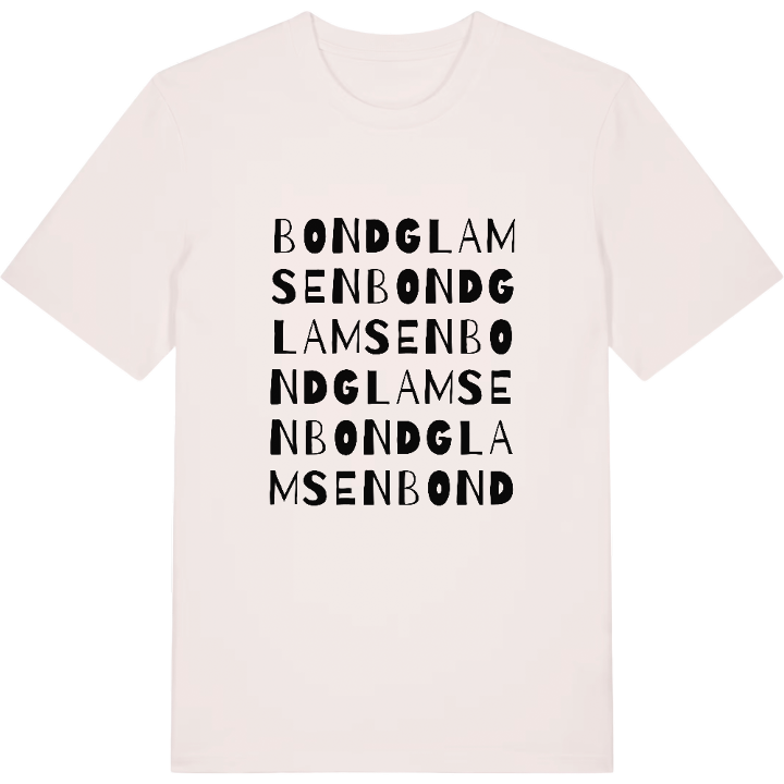 Bondglamsen ordlek t-shirt – t-shirt från PinShirt