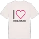 Jag älskar Bondjamlan t-shirt stort tryck