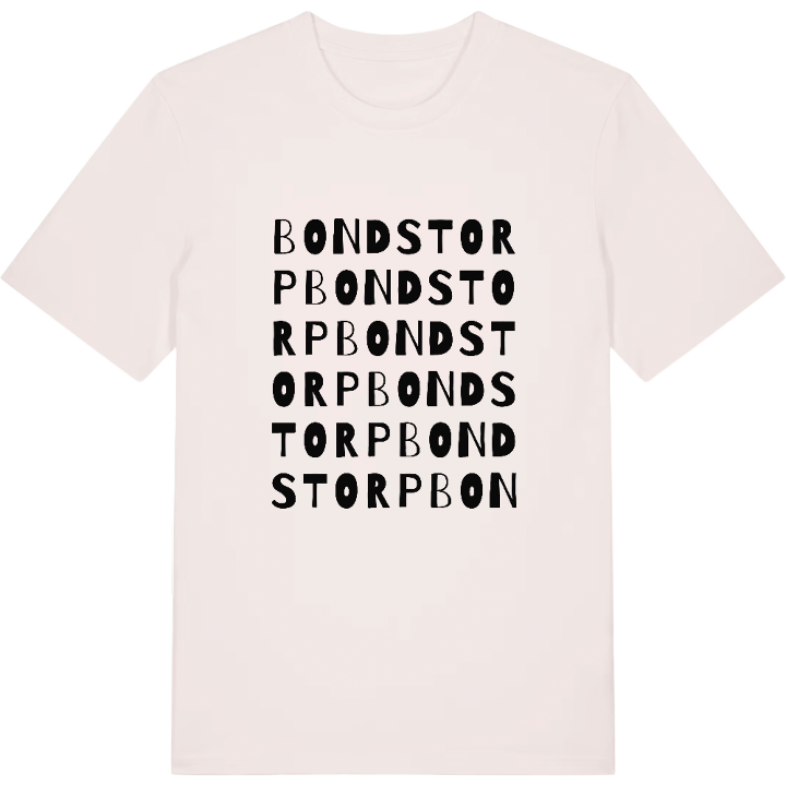 Bondstorp ordlek t-shirt – t-shirt från PinShirt