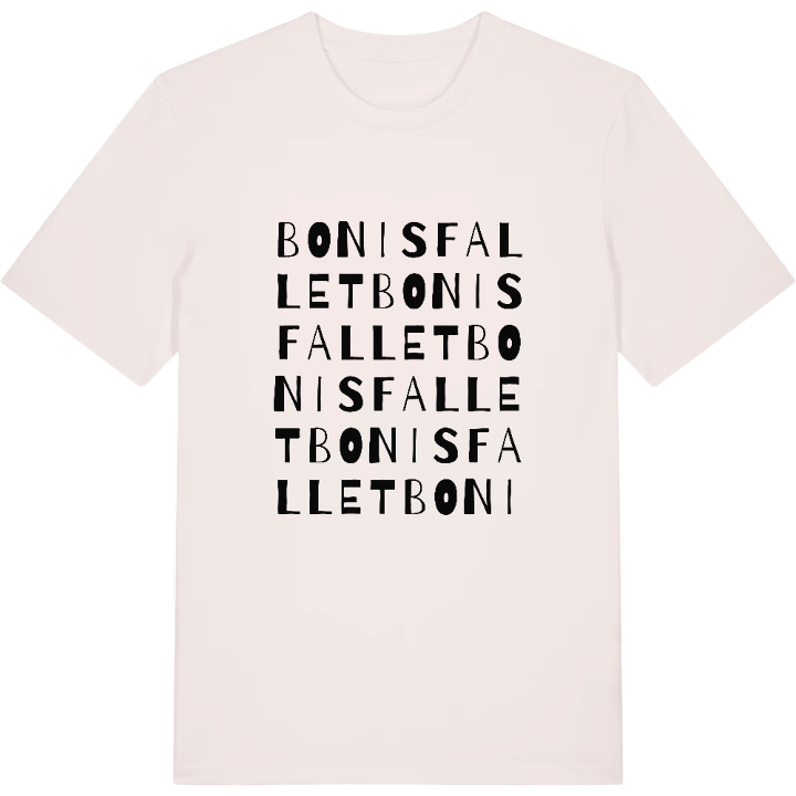 Bonisfallet ordlek t-shirt – t-shirt från PinShirt