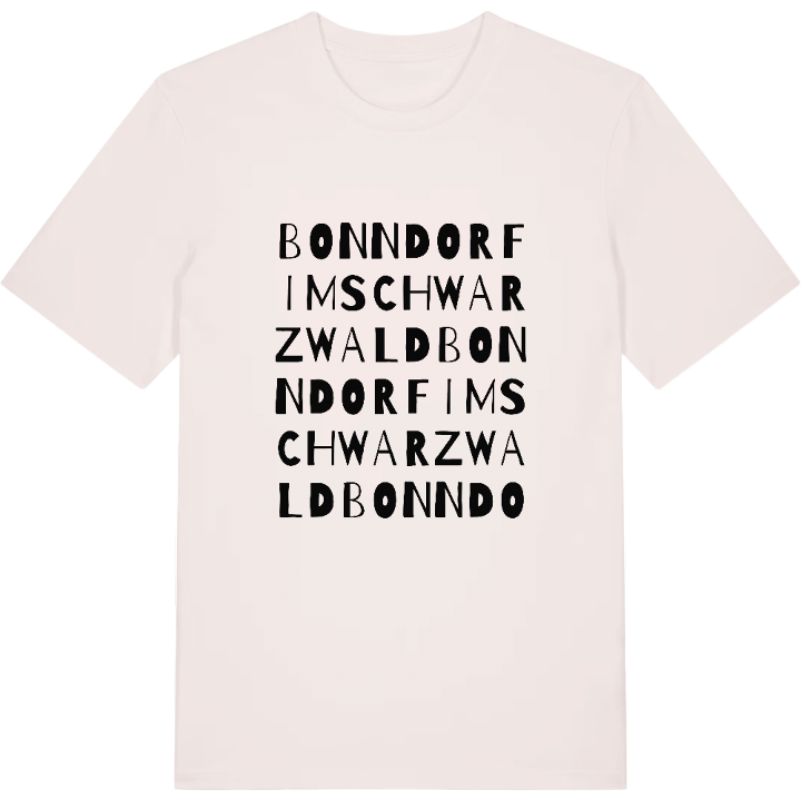 Bonndorf im Schwarzwald ordlek t-shirt – t-shirt från PinShirt
