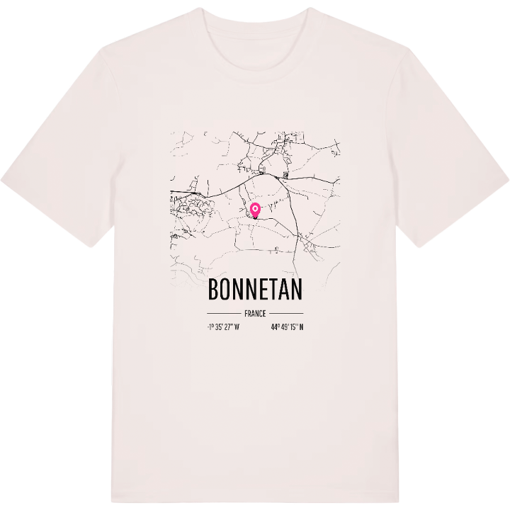 Bonnetan karta t-shirt – t-shirt från PinShirt