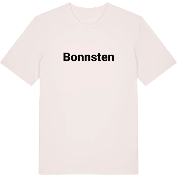 Bonnsten fetstil t-shirt – t-shirt från PinShirt