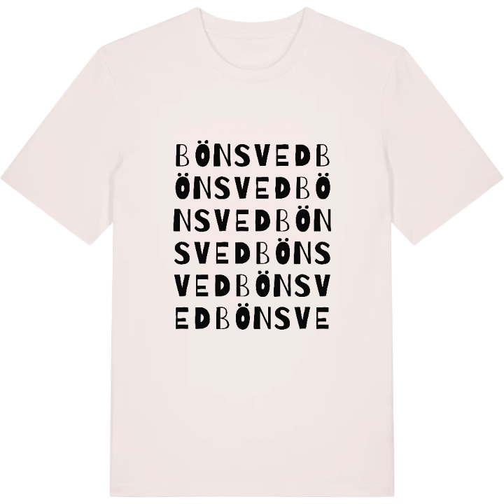 Bönsved ordlek t-shirt – t-shirt från PinShirt