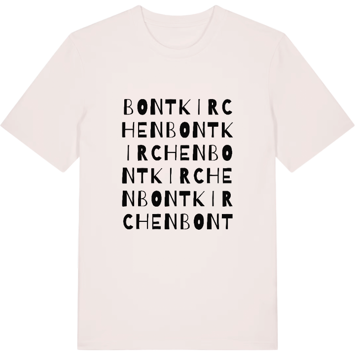 Bontkirchen ordlek t-shirt – t-shirt från PinShirt
