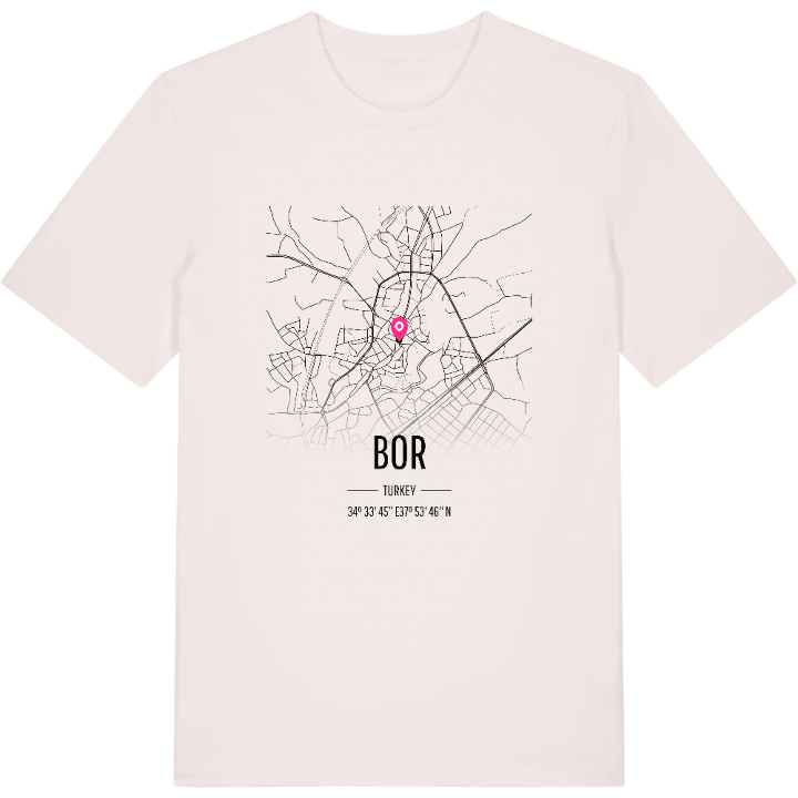 Bor karta t-shirt – t-shirt från PinShirt