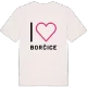 Jag älskar Borčice t-shirt stort tryck