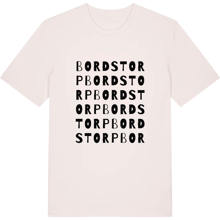 Bordstorp ordlek t-shirt – t-shirt från PinShirt
