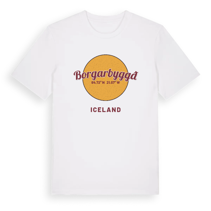 Borgarbyggð cirkel t-shirt – t-shirt från PinShirt