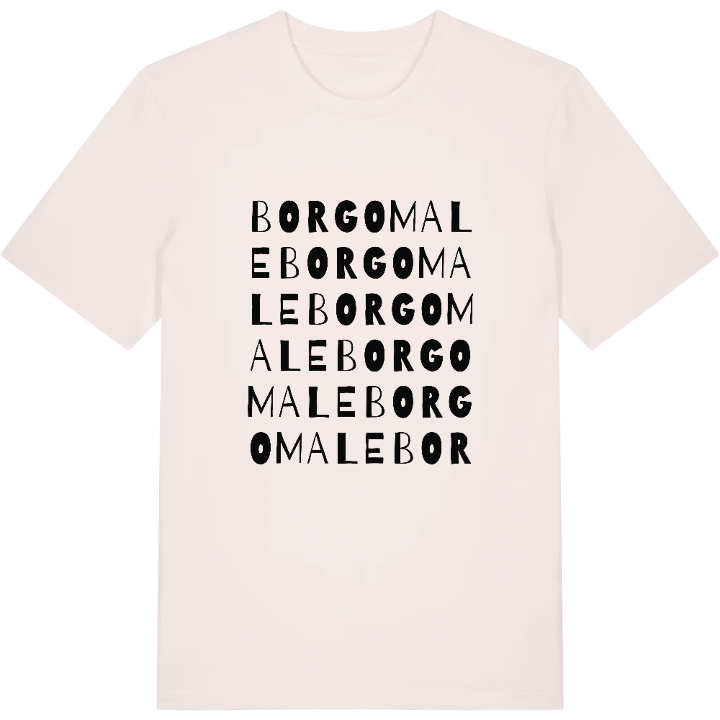 Borgomale ordlek t-shirt – t-shirt från PinShirt
