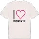 Jag älskar Borgvik t-shirt stort tryck