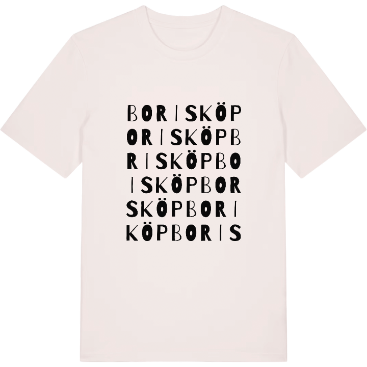 Borisköp ordlek t-shirt – t-shirt från PinShirt