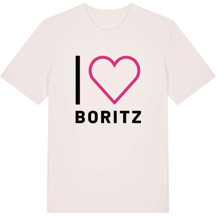 Jag älskar Boritz t-shirt stort tryck – t-shirt från PinShirt