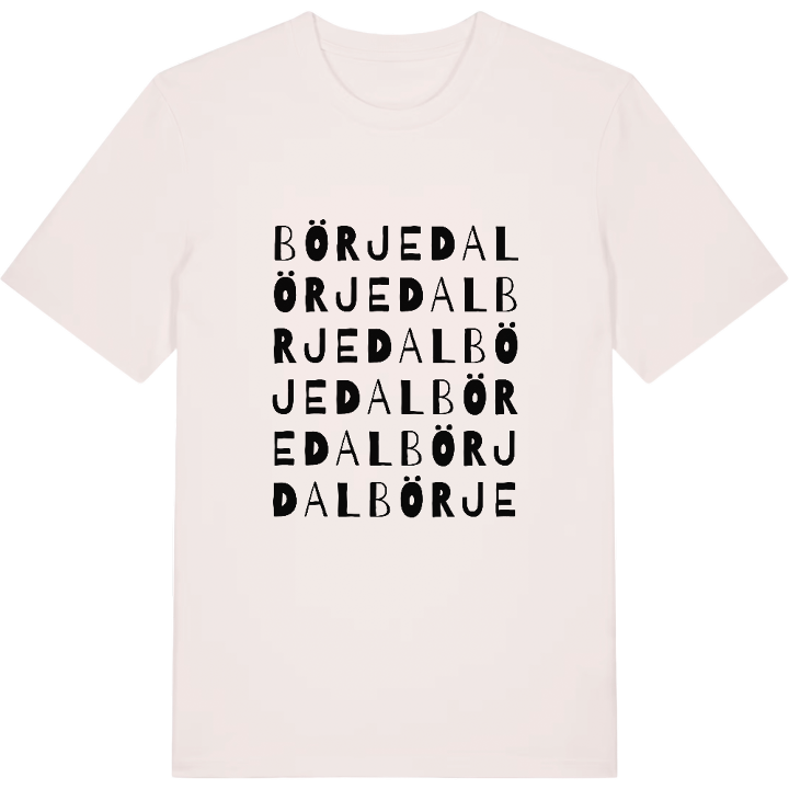 Börjedal ordlek t-shirt – t-shirt från PinShirt