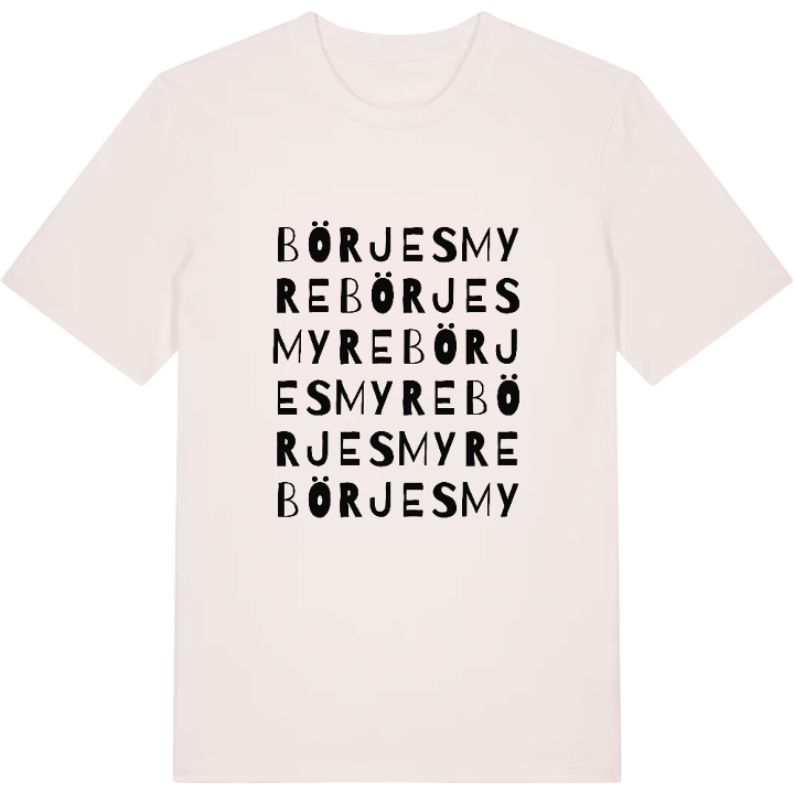 Börjesmyre ordlek t-shirt – t-shirt från PinShirt
