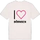 Jag älskar Börnsen t-shirt stort tryck