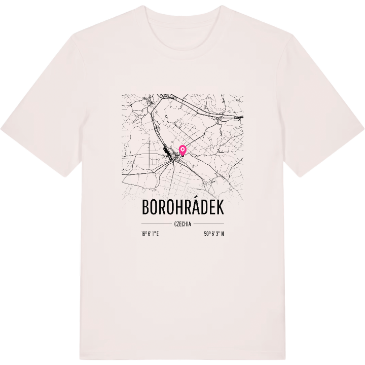 Borohrádek karta t-shirt – t-shirt från PinShirt