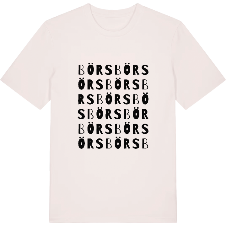 Börs ordlek t-shirt – t-shirt från PinShirt