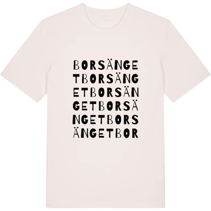 Borsänget ordlek t-shirt – t-shirt från PinShirt