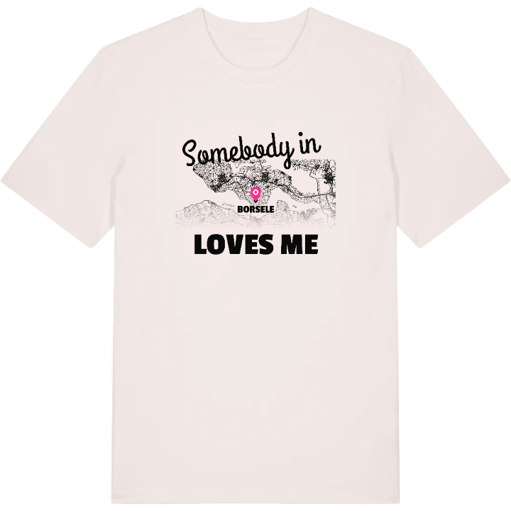 Någon i Borsele älskar mig t-shirt – t-shirt från PinShirt