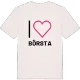 Jag älskar Börsta t-shirt stort tryck
