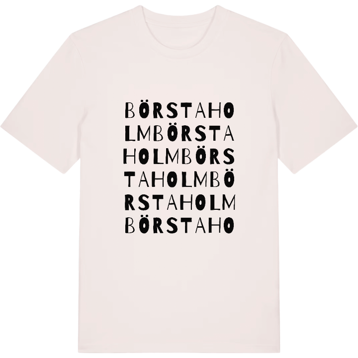Börstaholm ordlek t-shirt – t-shirt från PinShirt