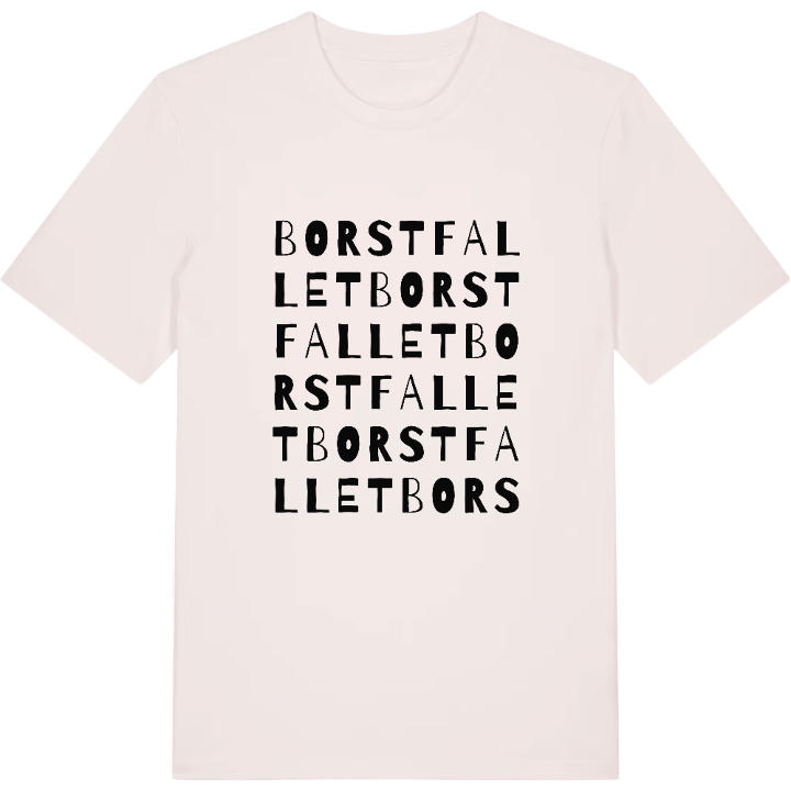 Borstfallet ordlek t-shirt – t-shirt från PinShirt