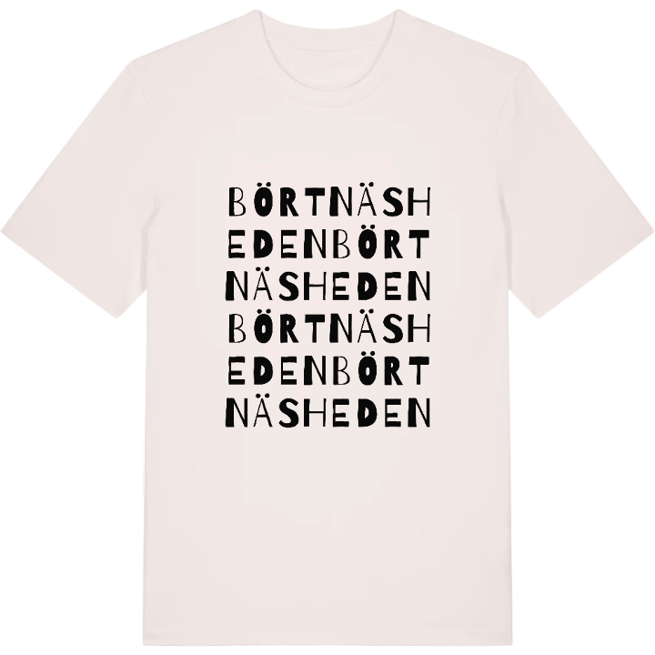 Börtnäsheden ordlek t-shirt – t-shirt från PinShirt