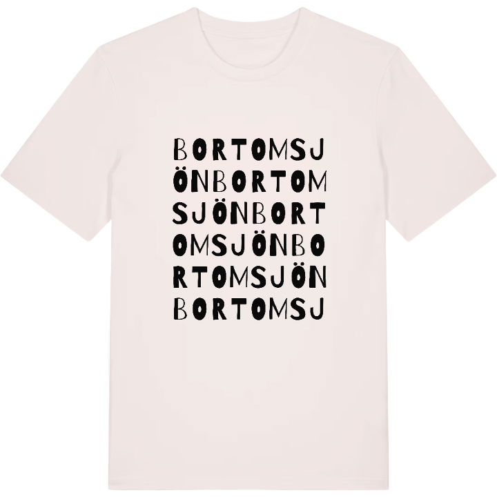 Bortom sjön ordlek t-shirt – t-shirt från PinShirt