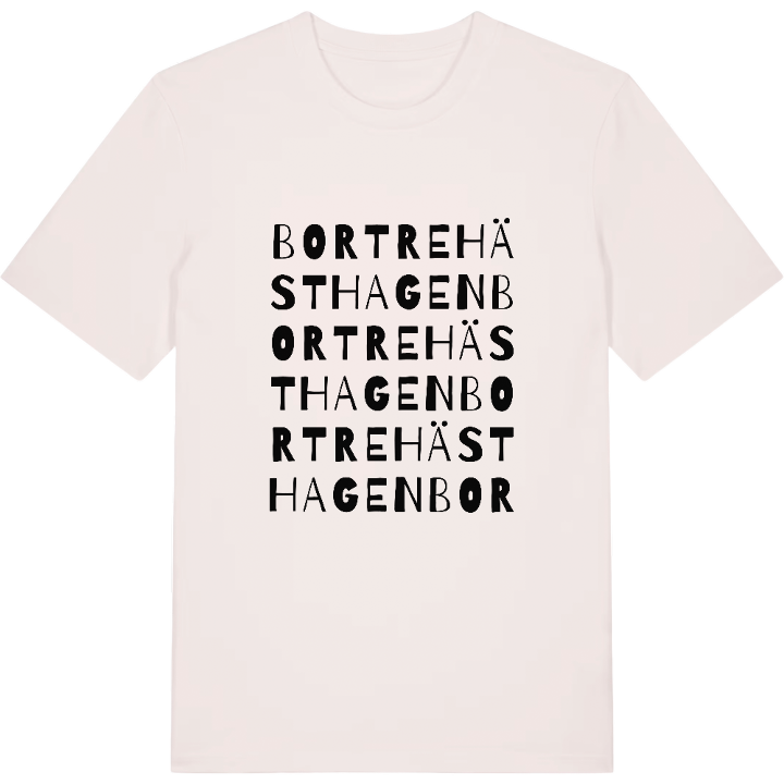 Bortre Hästhagen ordlek t-shirt – t-shirt från PinShirt