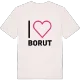 Jag älskar Borut t-shirt stort tryck