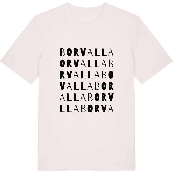 Borvalla ordlek t-shirt – t-shirt från PinShirt